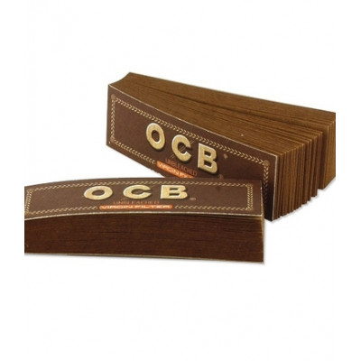Бумажные фильтры для самокруток OCB Filter Tips Perforated Virgin 50 шт.