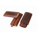 Чехол P&A на 2 сигары Черчилль, натуральная кожа C120-Brown
