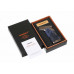 Зажигалка сигарная Honest двойное пламя с пробойником черная 776-Black
