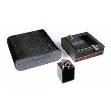 Подарочный набор аксессуаров для сигар Gentili SET-SV20-Croco-Black
