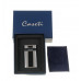 Зажигалка Caseti турбо, тонкая, серебристая CA418-3
