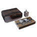 Набор сигарных аксессуаров Gentili SET-SV40-Croco-Dark-2