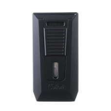 Зажигалка для сигар Colibri Slide два турбо-пламени черная LI850T10