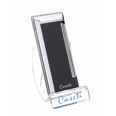 Зажигалка Caseti кремниевая, супертонкая, черная CA326-1