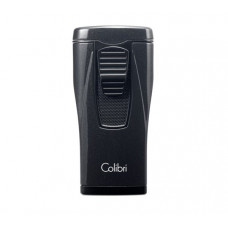 Зажигалка для сигар Colibri Monaco три турбо-пламени черный металлик LI880T5