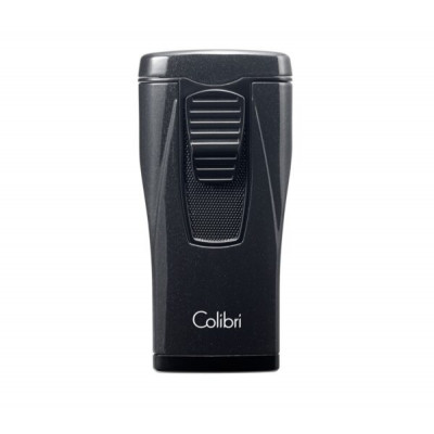 Зажигалка для сигар Colibri Monaco три турбо-пламени черный металлик LI880T5