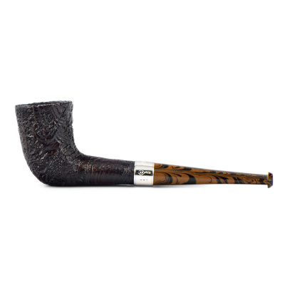 Трубка для табака Ashton Brindle XX Zulu Silver band 1510 без фильтра