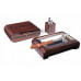 Набор сигарных аксессуаров Gentili SET-SV10-Croco-Brown