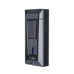 Зажигалка для сигар Colibri Stealth три турбо-пламени черный металлик LI900T1