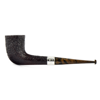 Трубка для табака Ashton Brindle XX Zulu Silver band 1513 без фильтра