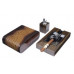 Набор сигарных аксессуаров Gentili SET-SV10-Croco-Brown-2