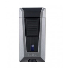 Зажигалка для сигар Colibri Stealth три турбо-пламени серый металлик LI900T7