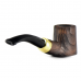 Трубка для табака WoodPipe Груша 006 SandBlast Brown под фильтр 9 мм