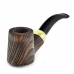 Трубка для табака WoodPipe Груша 006 SandBlast Brown под фильтр 9 мм