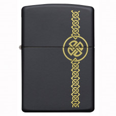 Зажигалка ZIPPO 49518 Celtic Black Matte