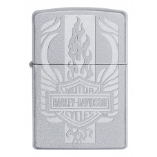 Зажигалка ZIPPO 49660 Harley Davidson Satin Chrome