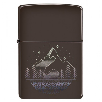 Зажигалка ZIPPO 49633 Mountain Brown