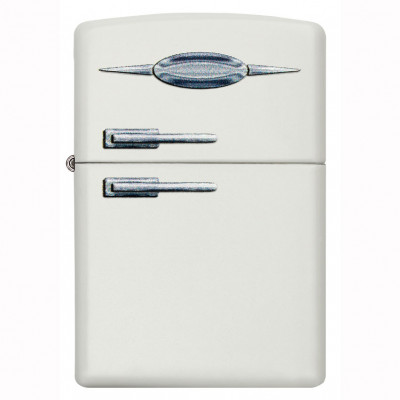 Зажигалка ZIPPO 49636 Retro Fridge White Matte