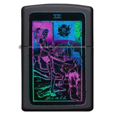 Зажигалка ZIPPO 49698 Tarot Card Black Matte