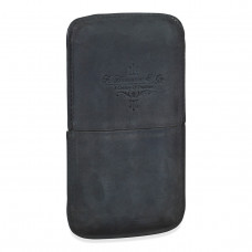 Футляр Gurkha на 3 сигары CO985 NAVY