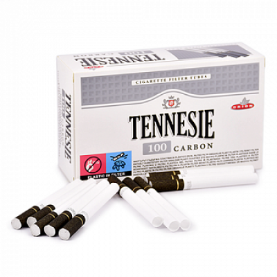  Гильзы для сигарет Tennesie Carbon 100 шт