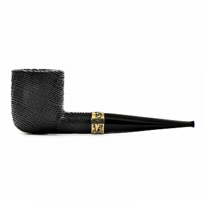  Трубка для табака Astra Classic Morta 225 Billiard Black Blast без фильтра.