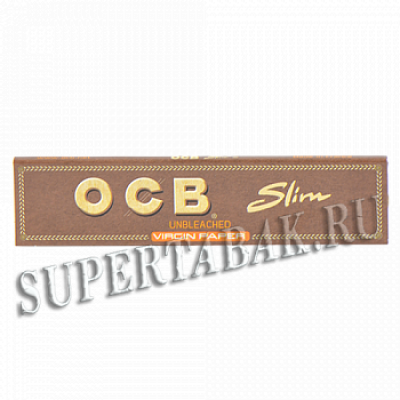  Бумага для самокруток OCB King Size SLIM Virgin unbleached