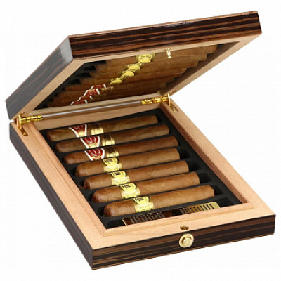  Хьюмидор Adorini Ebenhoiz Travel Humidor на 15 сигар.