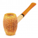 Курительная трубка Missouri Meerschaum 800 Huck Finnl Длинная, Orange