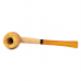 Курительная трубка Missouri Meerschaum 800 Huck Finnl Длинная, Orange