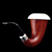 Пенковая курительная трубка Altinay Wood Calabash 17257 под фильтр 9 мм.