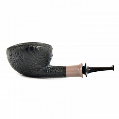  Трубка для табака Astra Spigot Morta 235 Wide Dublin Black Blast без фильтра.