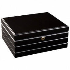 Хьюмидор для сигар Adorini Firenze Black Deluxe на 75 сигар.