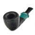 Трубка для табака Astra Spigot Morta 245 Dublin Black Blast без фильтра.