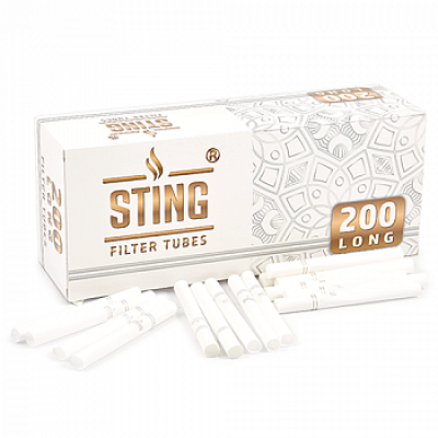  Гильзы для сигарет Sting White Long 200 шт