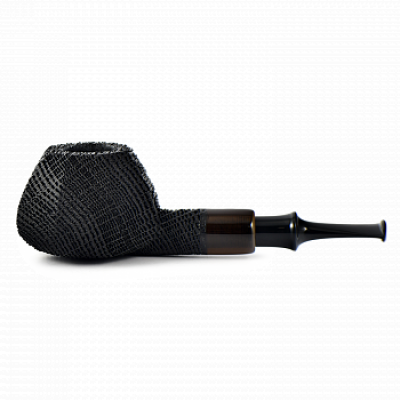  Трубка для табака Astra Nova Morta Tomato Faceted Black Blast 255 без фильтра.