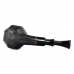  Трубка для табака Astra Nova Apple Bent Faceted Black Blast 145 без фильтра.