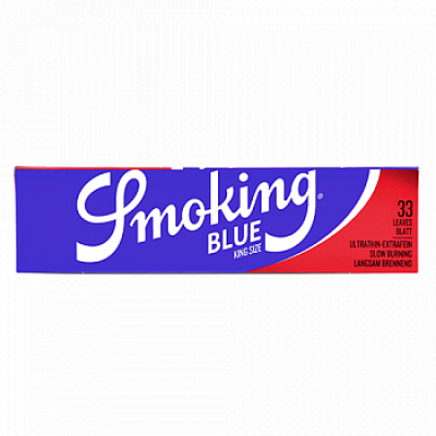  Бумага для самокруток Smoking King Size Blue (33 шт.)