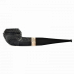  Трубка для табака Peterson Junior SandBlast Silver Mounted Straight Buldog без фильтра
