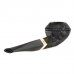  Трубка для табака Peterson Junior SandBlast Silver Mounted Straight Buldog без фильтра