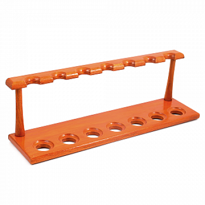  Деревянная подставка для трубок 107 для 7 трубок Orange