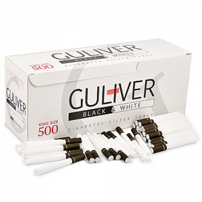 Гильзы для сигарет Gulliver Black & White 500 шт