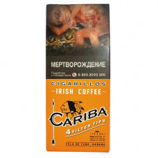 Сигариллы Cariba Wood Tip Irish Coffee 4 шт.