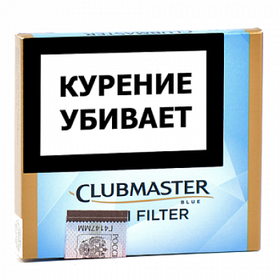 Сигариллы Clubmaster Mini Filter Blue 10 шт