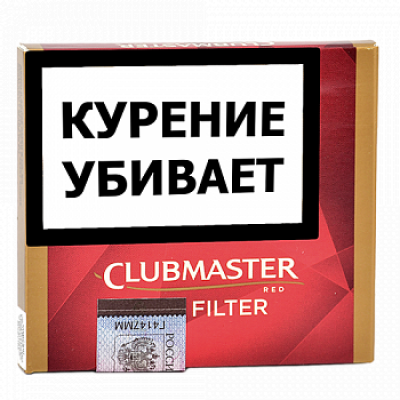 Сигариллы Clubmaster Mini Filter Red 10 шт