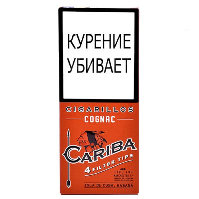 Сигариллы Cariba Wood Tip Cognac 4 шт.