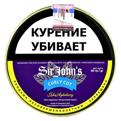 Трубочный табак John Aylesbury Sir John's Curly Cut 50 гр.