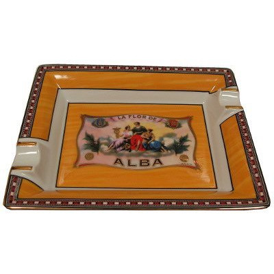 Пепельница фарфоровая ELIE BLEU ALBA Gold Yellow