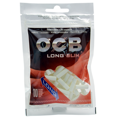 Фильтры для самокруток 6мм OCB Long Slim (100 шт.)