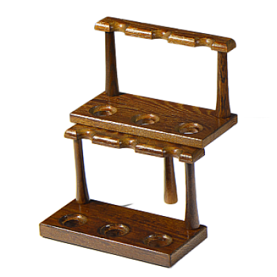 Подставка деревянная Henry для 6 трубок Brown 3x2